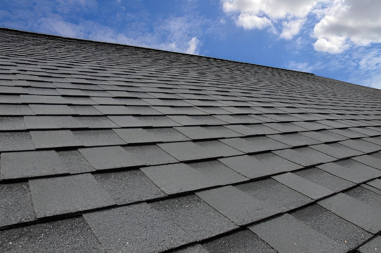 gray asphalt shingle roofing in Bluffton. Asphalt shingle roofing in Hilton Head Island.