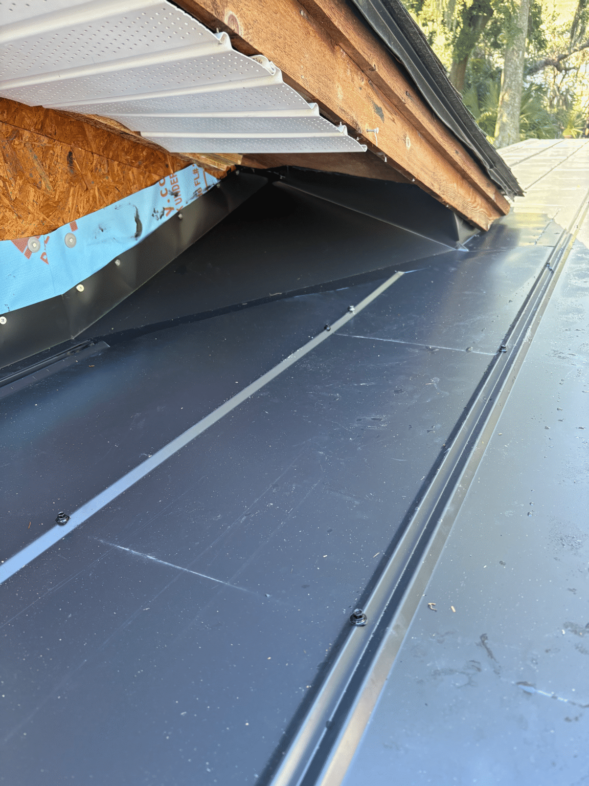 Roof flashing repair in Hardeeville